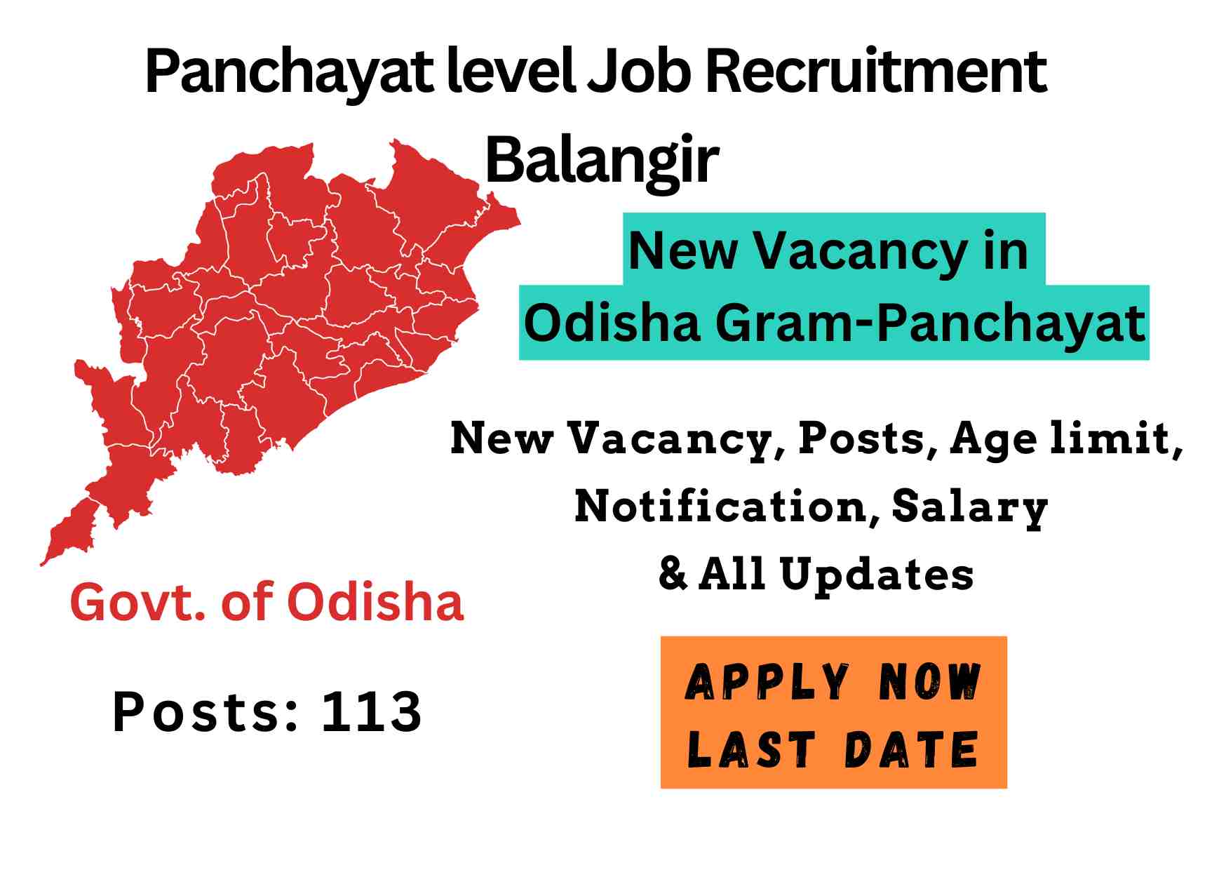 Panchayat level Job Recruitment Balangir