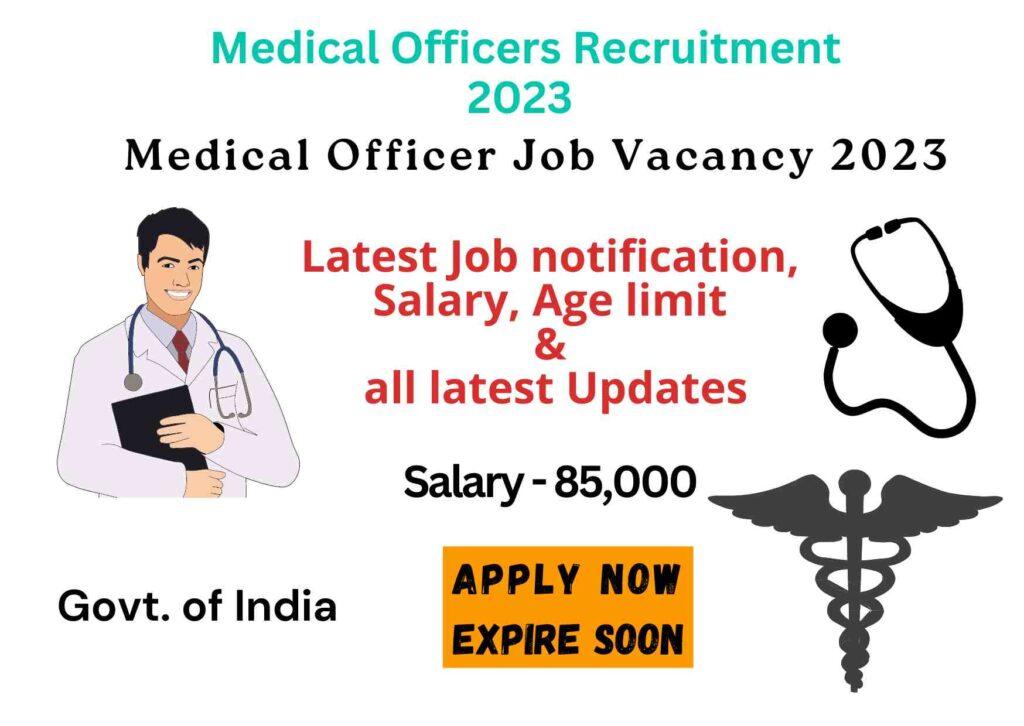 Medical Officer Recruitment 2023