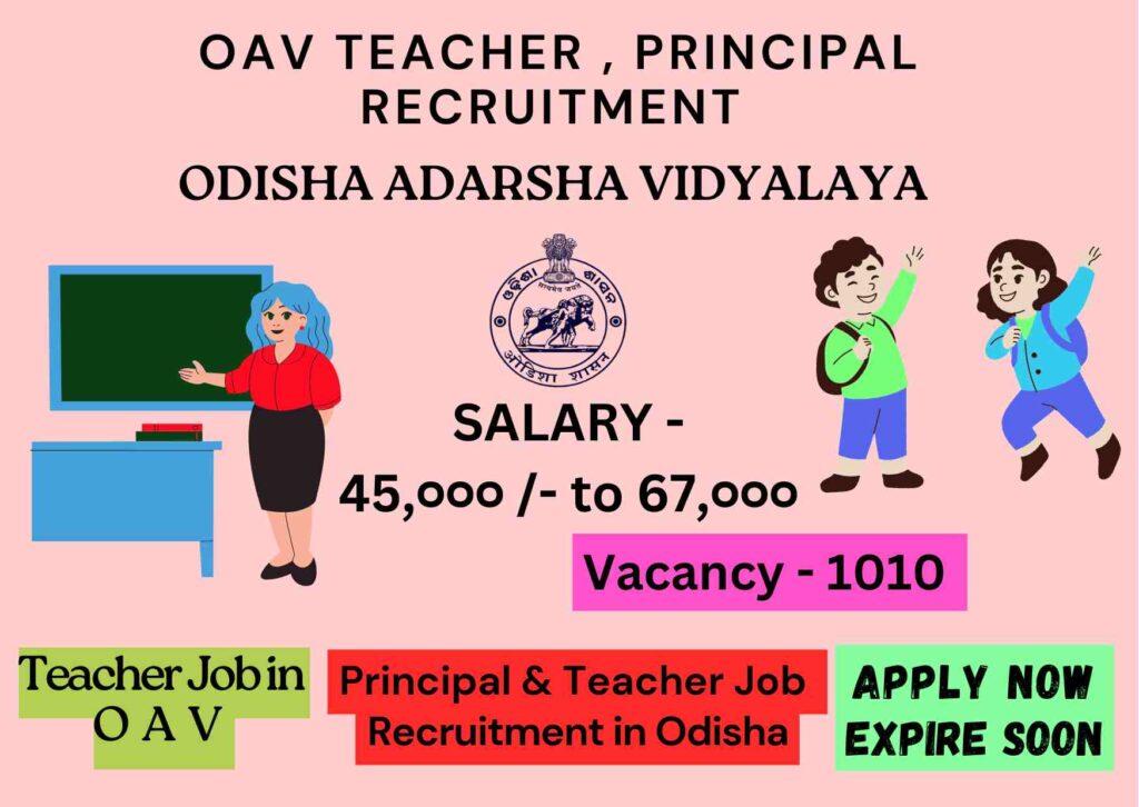 OAV Teacher recruitment 2024