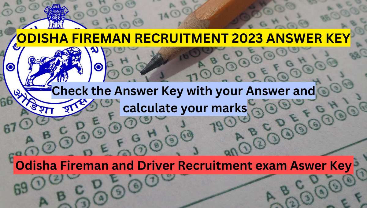 Odisha Fireman Answer Key 2023