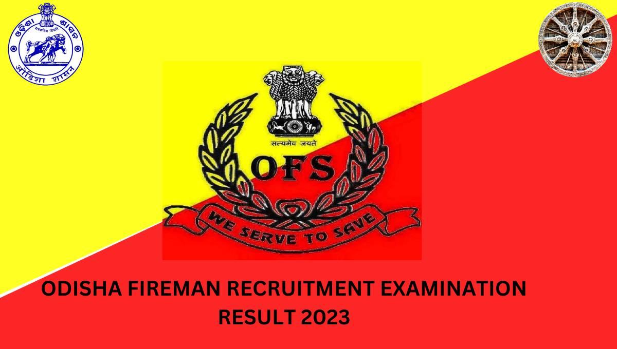 Odisha Fireman Result 2024