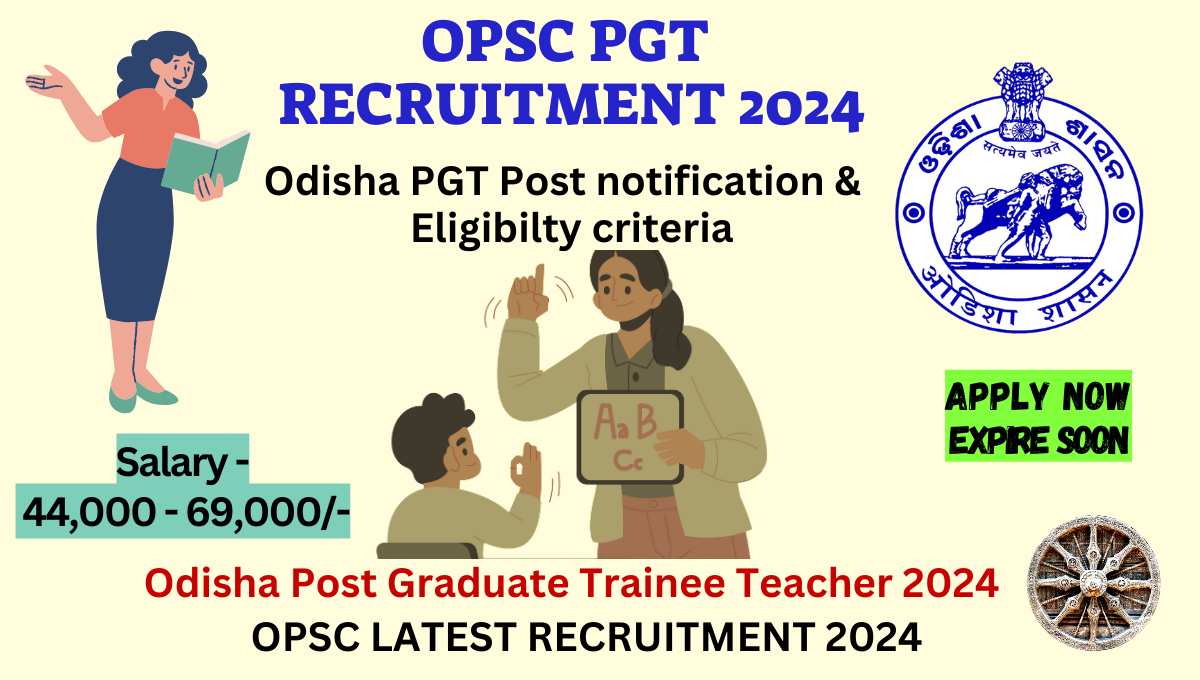 OPSC PGT Recruitment 2024