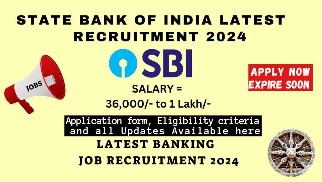 SBI Recruitment 2024 Apply Online