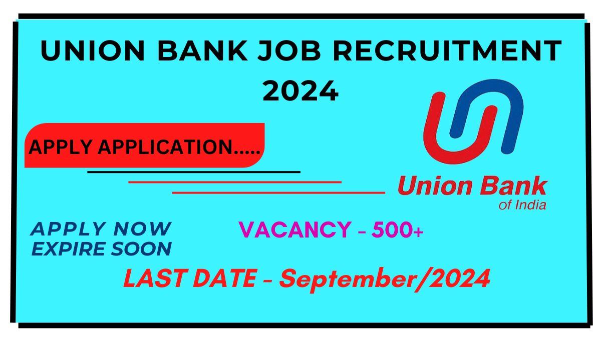 Union Bank of India Recruitment 2024